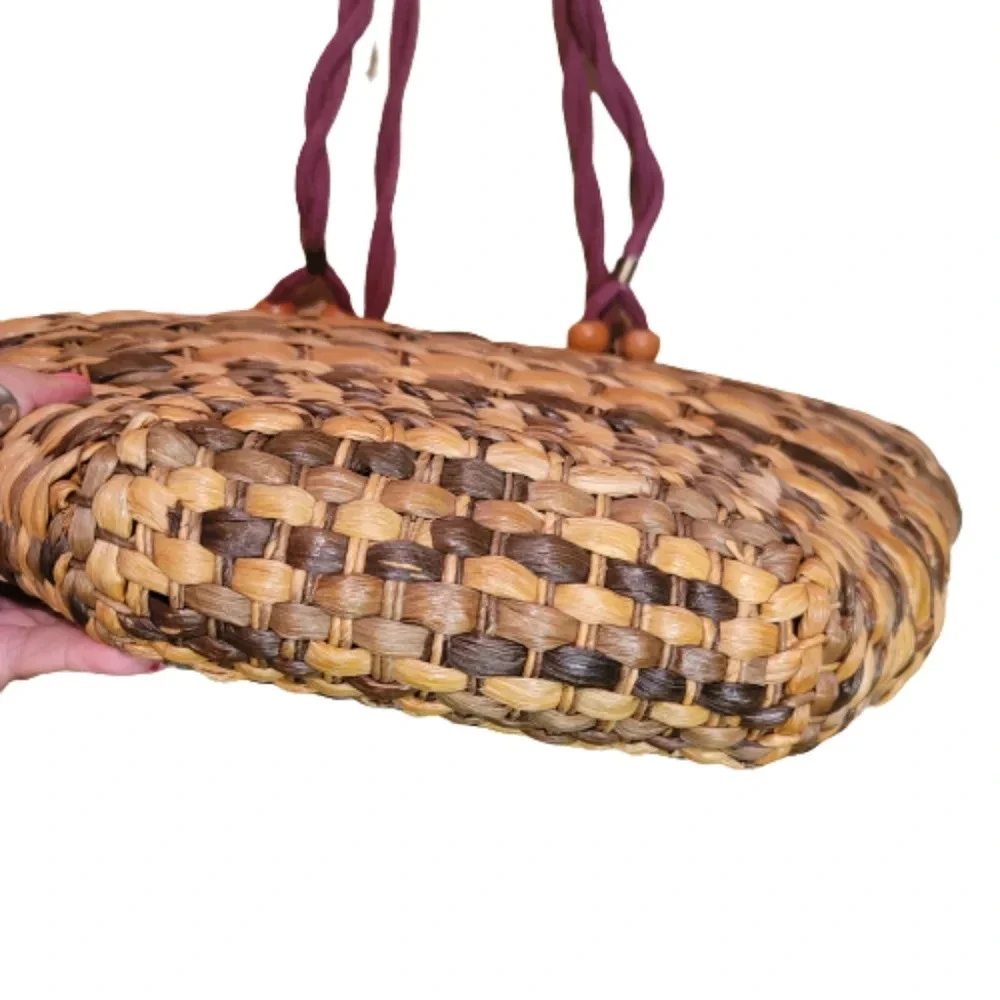 Straw Beach Bag - Picture 4 of 12